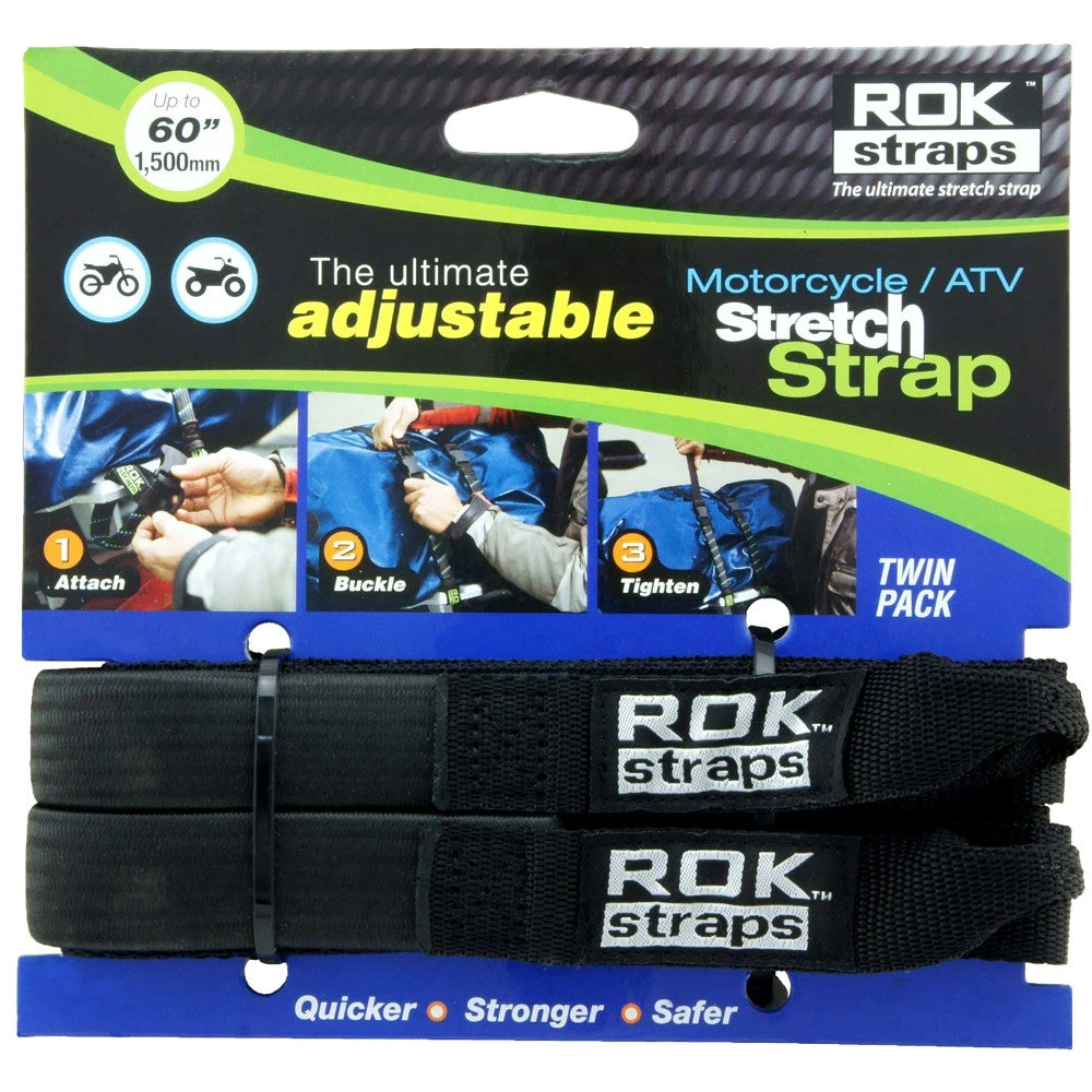 ROK Straps HD 25mm Adjustable - Black 4 ROK Straps HD 25mm Adjustable - Black - Image 2