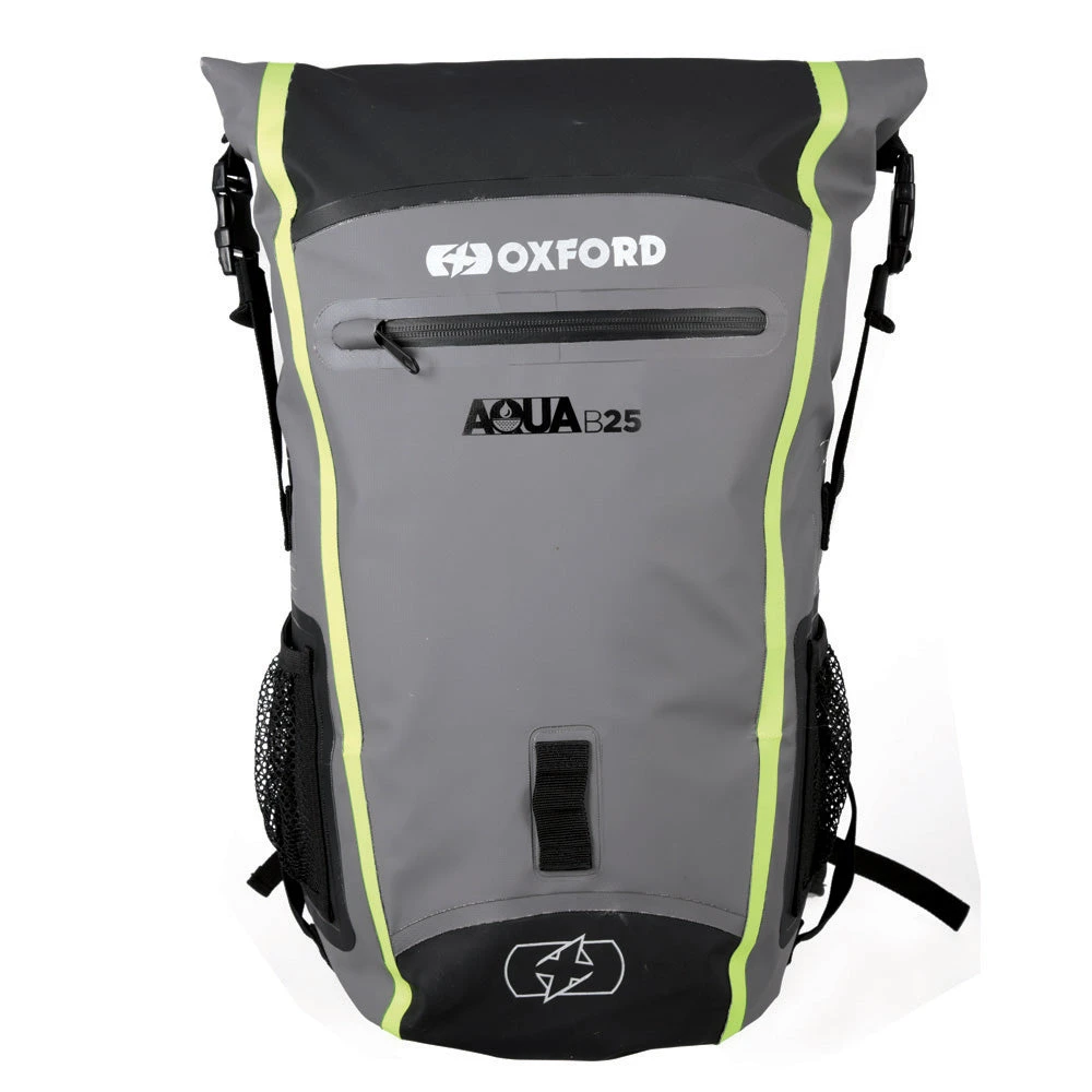 Oxford Aqua B-25 Backpack - Black Grey Fluo 5 Oxford Aqua B-25 Backpack - Black Grey Fluo - Image 3