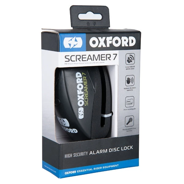 Oxford Screamer 7 Alarm Disc Lock 3 Oxford Screamer 7 Alarm Disc Lock