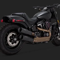 Vance & Hines Exhausts - Hi-Output Slip-ons - 2018+ Softail Fatbob -Highnoteperformance Store 46547 1