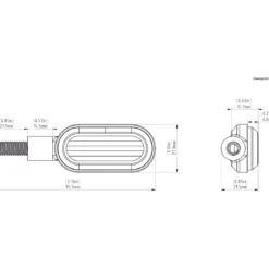 Denali T3 Switchback M8 LED Turn Signal Pods - Front -Highnoteperformance Store Dimensions T3M8 2000x 874ebc8d 0b7e 494e 9d4d 4e91d401fd68