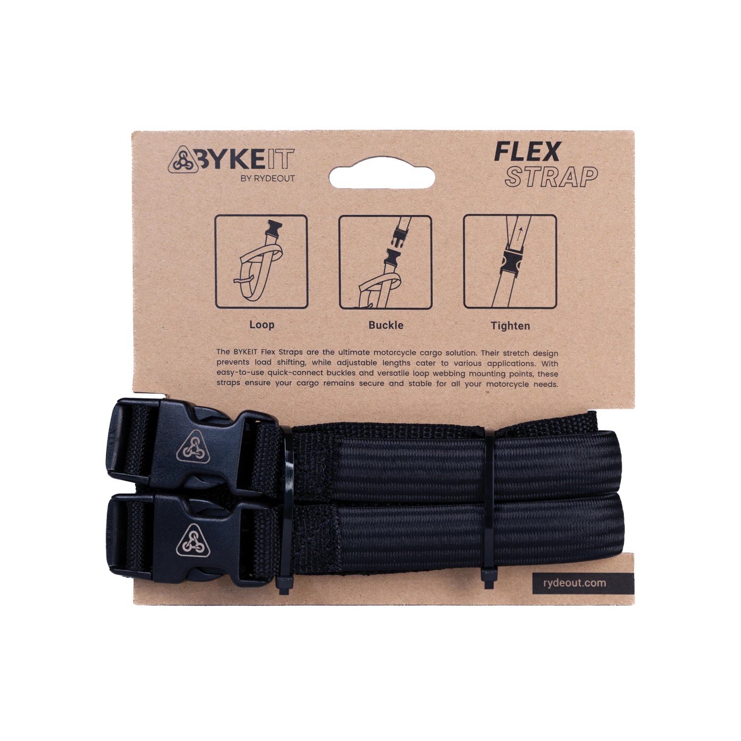 Byke IT Flex Strap Black 4 Byke IT Flex Strap Black - Image 2