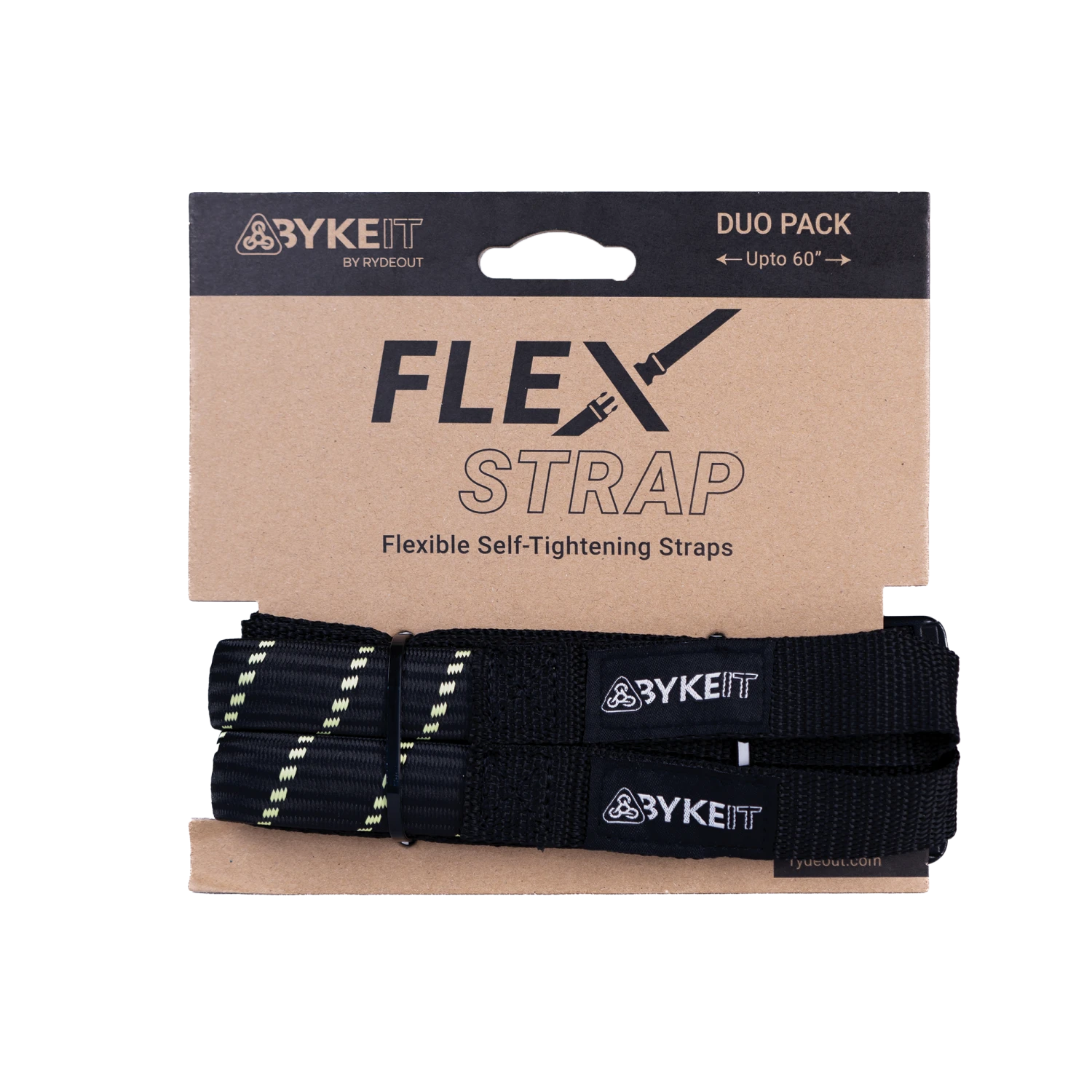 Byke IT Flex Strap - Black Fluo Green 3 Byke IT Flex Strap - Black Fluo Green
