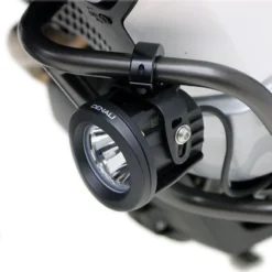 Denali Engine Guard Driving Light Mount - 21-29mm Bar Clamp-Black -Highnoteperformance Store LAH.00.10300.B installed3 web 2000x fd0c4d68 5afa 4aff b9ec 57506f4bbae5