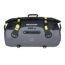 Oxford Aqua T-30 Roll Bag Black Fluo