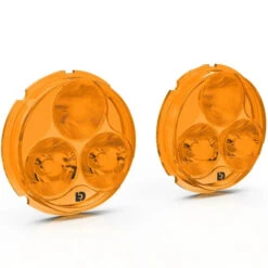 Denali D3 Driving Lights TriOptic Lens Kit - Amber