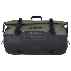 Oxford Aqua T-30 Roll Bag Black Khaki