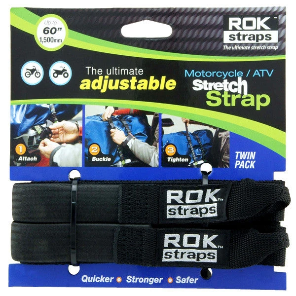 ROK Straps HD 25mm Adjustable - Black 3 ROK Straps HD 25mm Adjustable - Black