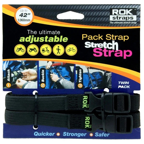 ROK Straps MD 16mm Adjustable - Black 3 ROK Straps MD 16mm Adjustable - Black